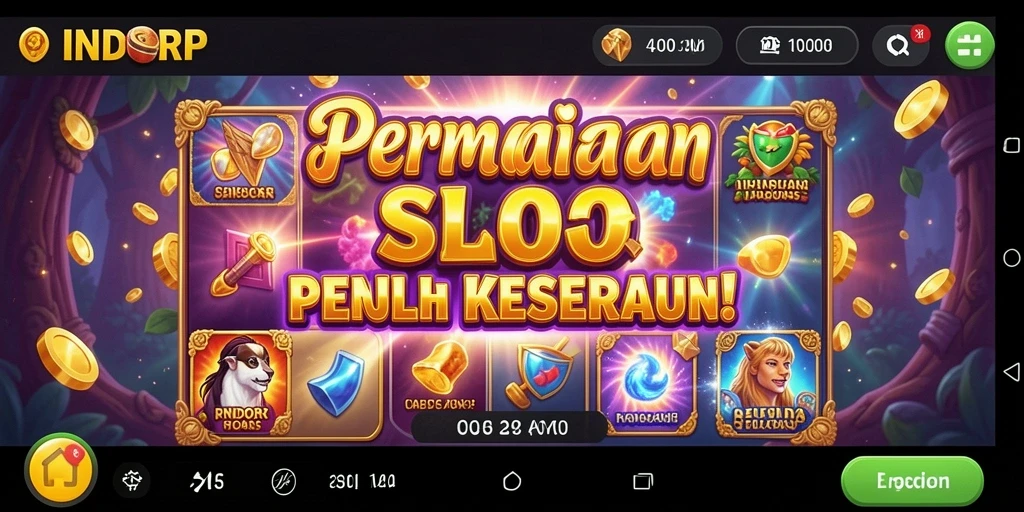 Screenshot gameplay Slot INDORP yang seru dan mengasyikkan.