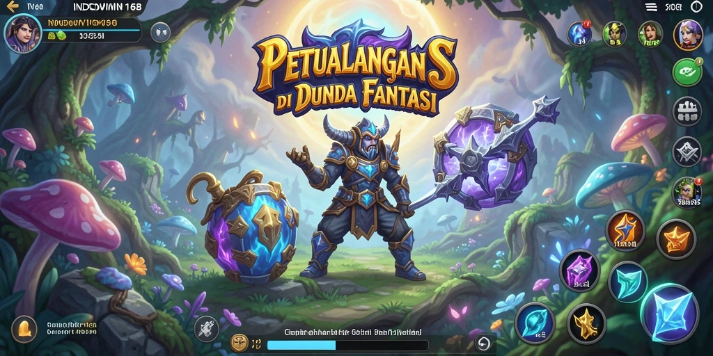 Tampilan gameplay seru INDOWIN168 dalam dunia petualangan yang memukau.