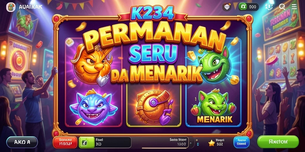 Screenshot K234 menampilkan gameplay Slot yang mendebarkan.