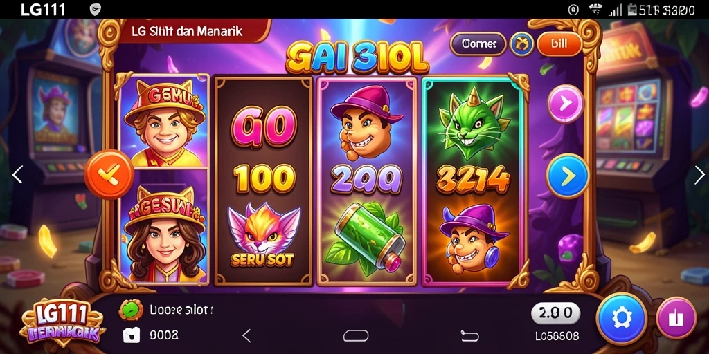 Tampilan gameplay menakjubkan dari LG111 saat memutar slot.